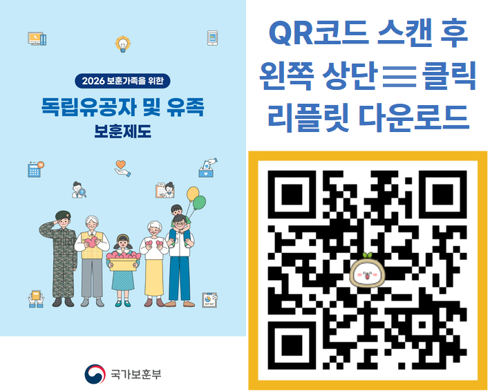 2026년 독립유공자 및 유족 이미지