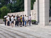국립평화통일민주교육원 교육생 참배 이미지